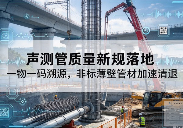 石峰声测管质量新规落地，一物一码溯源，非标薄壁管材加速清退